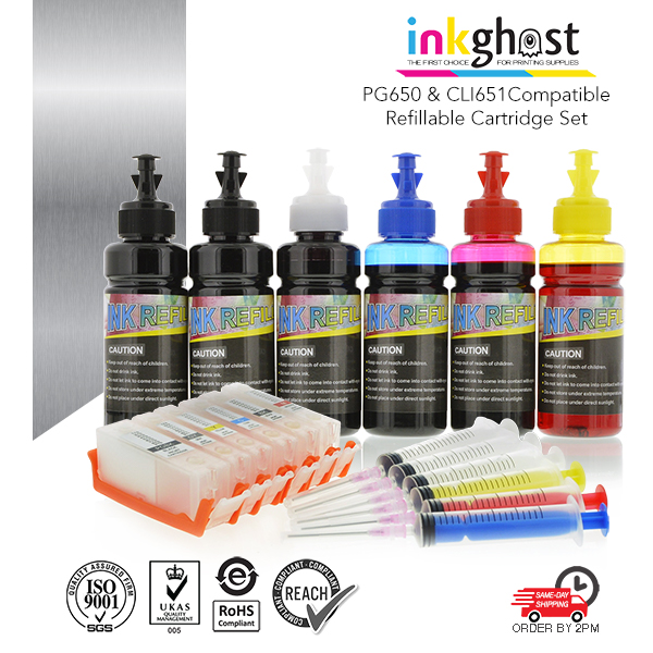 Inkghost refillable cartridge for Canon PGI-670 and CLI-671 cartridges